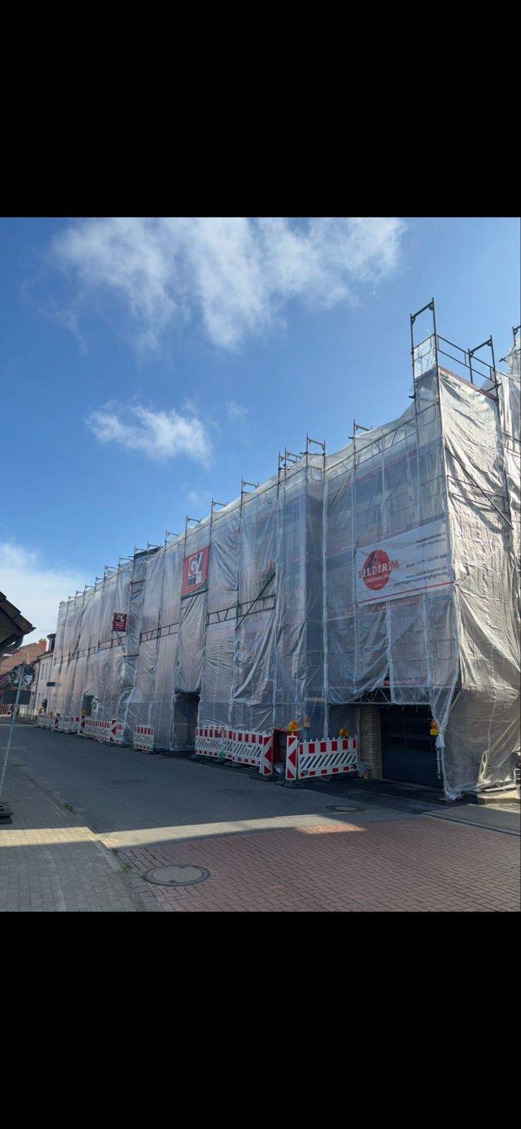Eindruck von einer Baustelle der Yildirim Fugensanierung